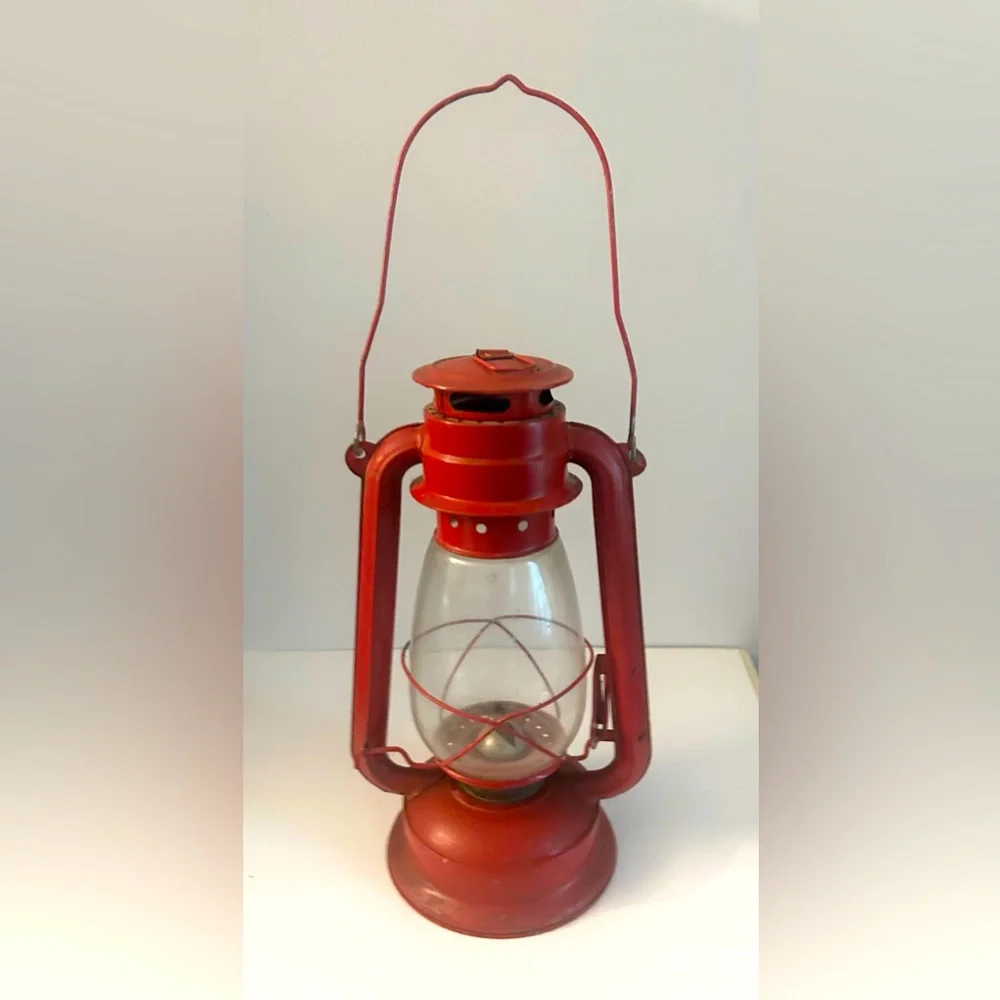 Vintage red metal